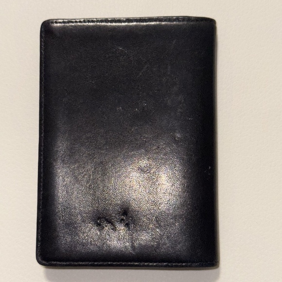 CHANEL Card Wallet in Black - Vintage 90's Coco Mark Lambskin Leather - Picture 5 of 14